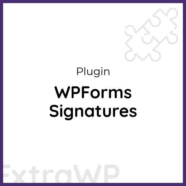 WPForms Signatures