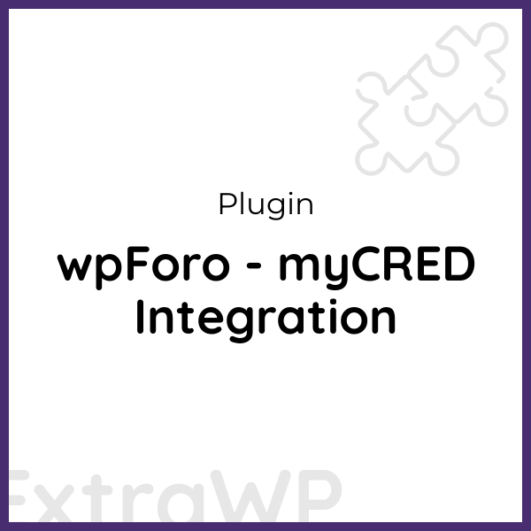 wpForo - myCRED Integration