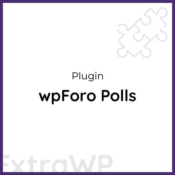 wpForo Polls