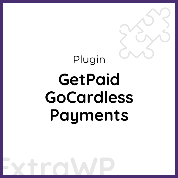 GetPaid GoCardless Payments