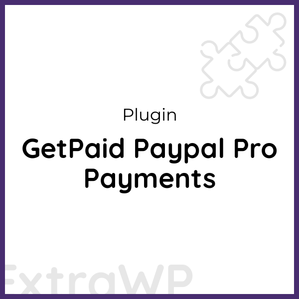 GetPaid Paypal Pro Payments