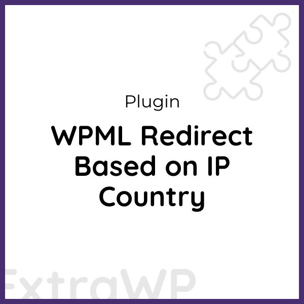 WPML Redirect Based on IP Country