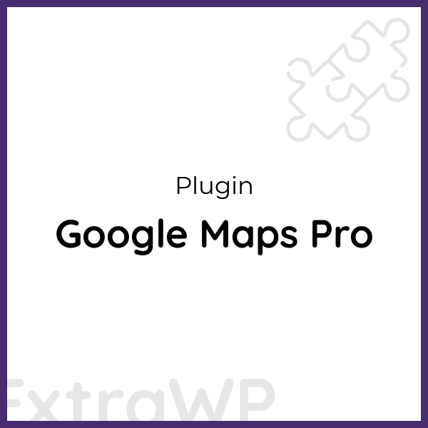 Google Maps Pro