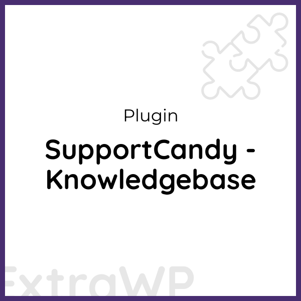 SupportCandy - Knowledgebase