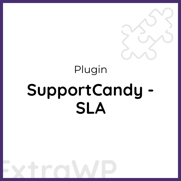 SupportCandy - SLA