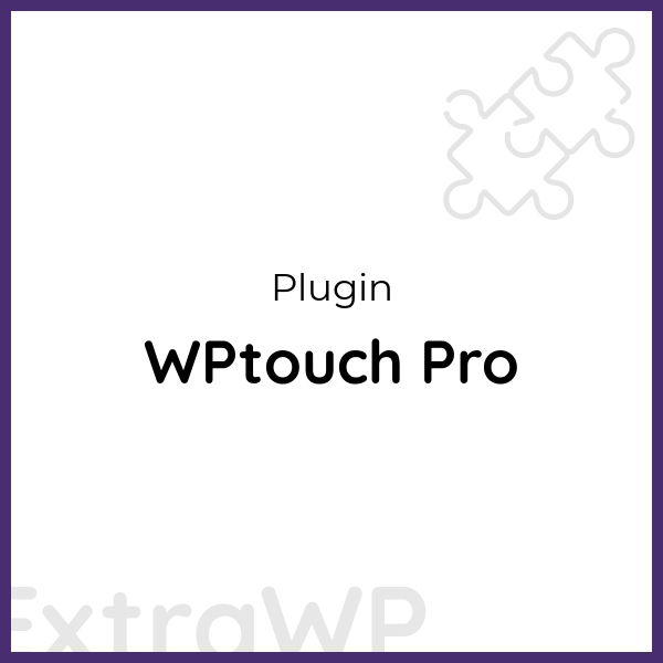 WPtouch Pro