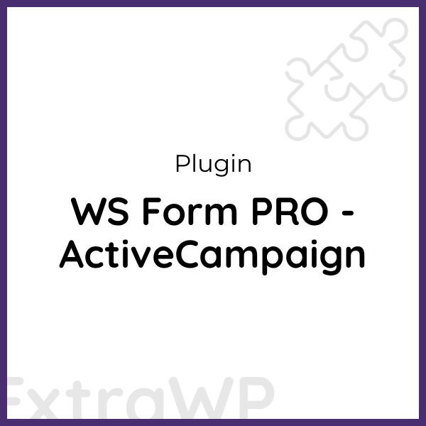 WS Form PRO - ActiveCampaign