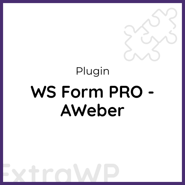 WS Form PRO - AWeber