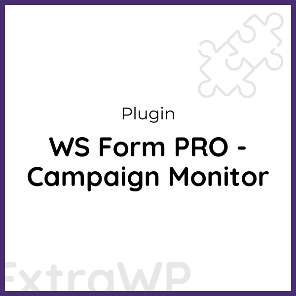 WS Form PRO - Campaign Monitor