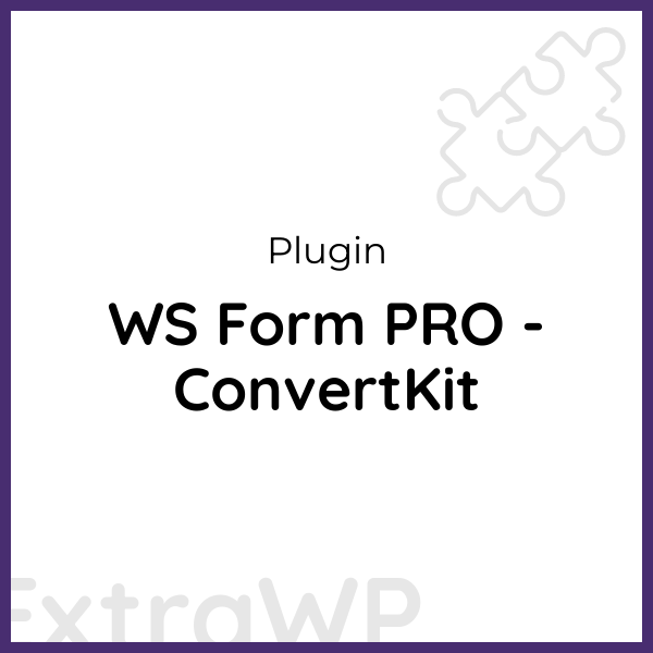 WS Form PRO - ConvertKit