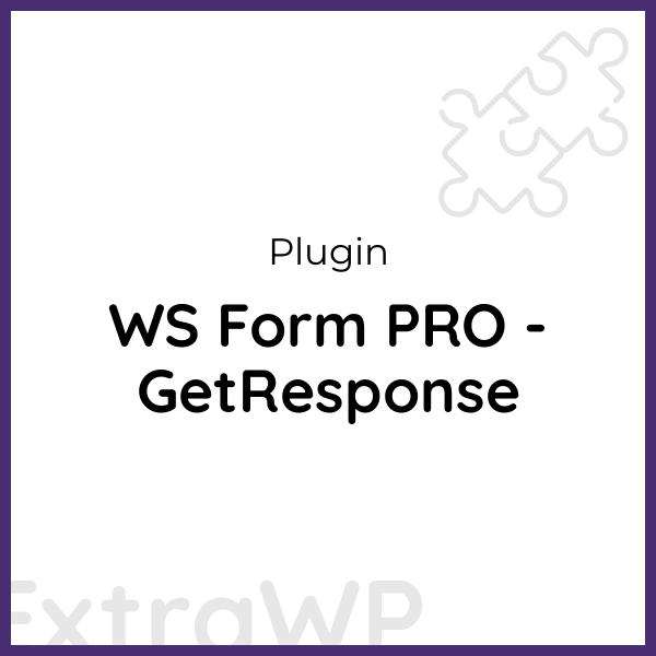 WS Form PRO - GetResponse