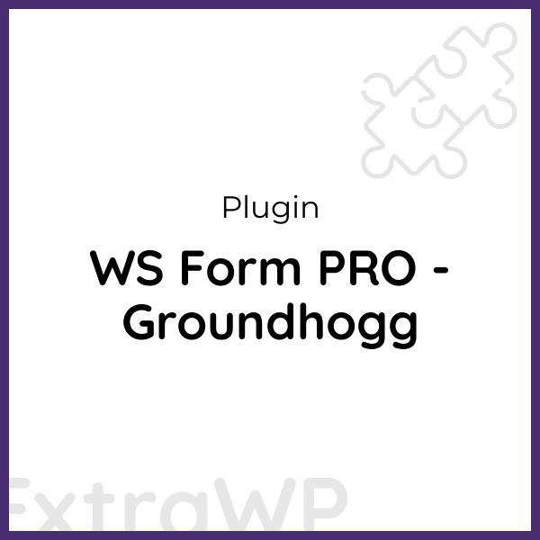 WS Form PRO - Groundhogg