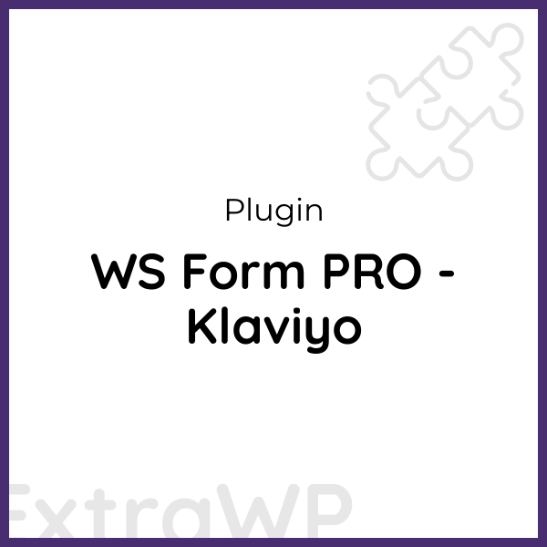 WS Form PRO - Klaviyo