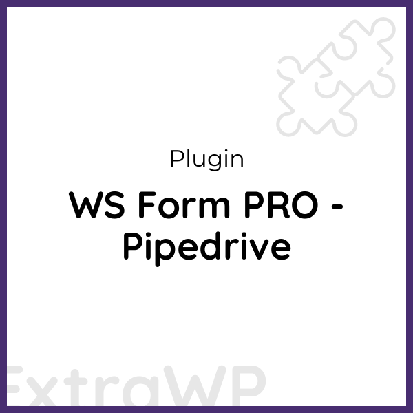 WS Form PRO - Pipedrive