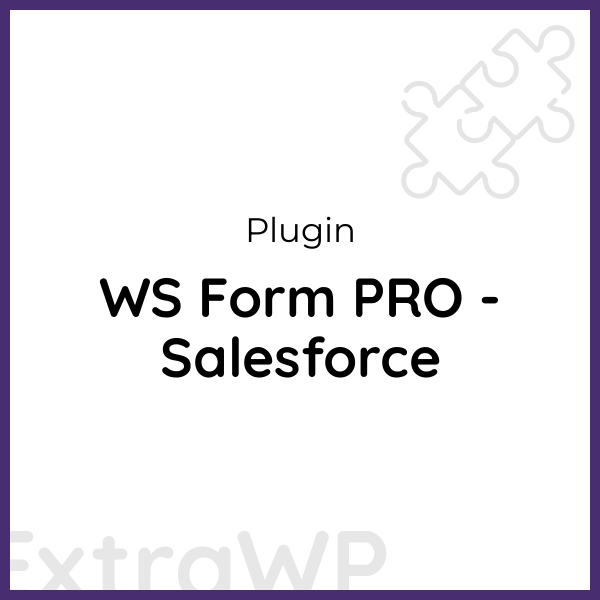 WS Form PRO - Salesforce