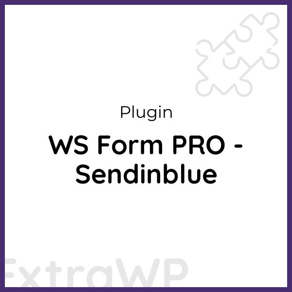 WS Form PRO - Sendinblue