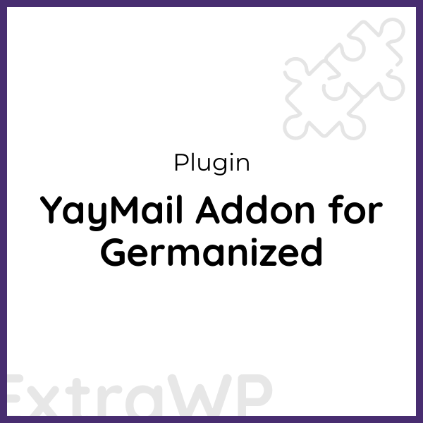 YayMail Addon for Germanized