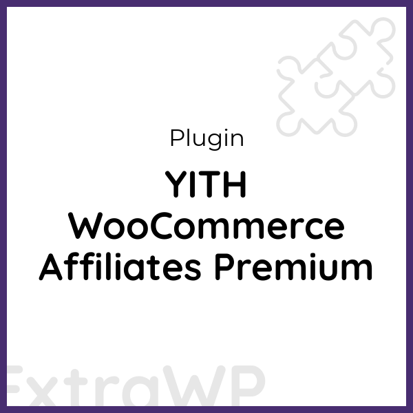 YITH WooCommerce Affiliates Premium