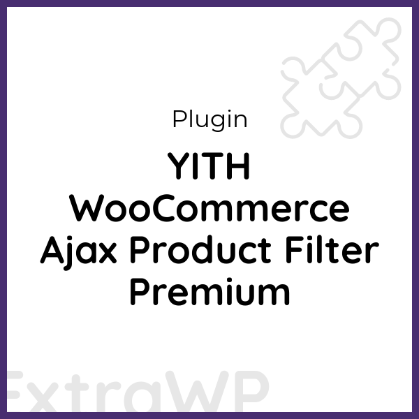 YITH WooCommerce Ajax Product Filter Premium