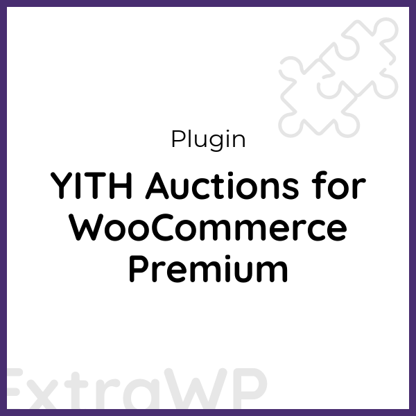 YITH Auctions for WooCommerce Premium