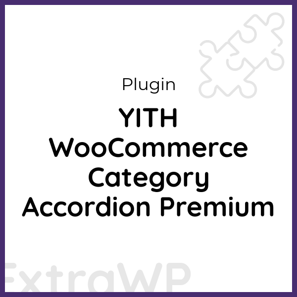 YITH WooCommerce Category Accordion Premium