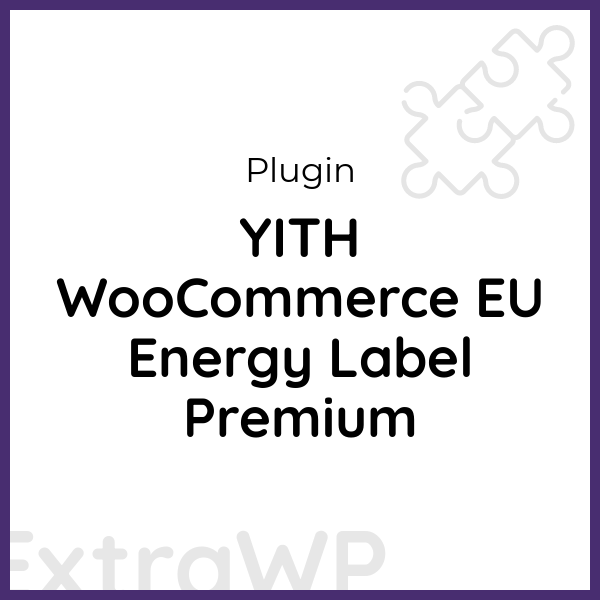 YITH WooCommerce EU Energy Label Premium