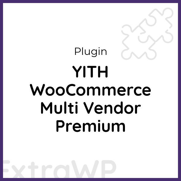 YITH WooCommerce Multi Vendor Premium